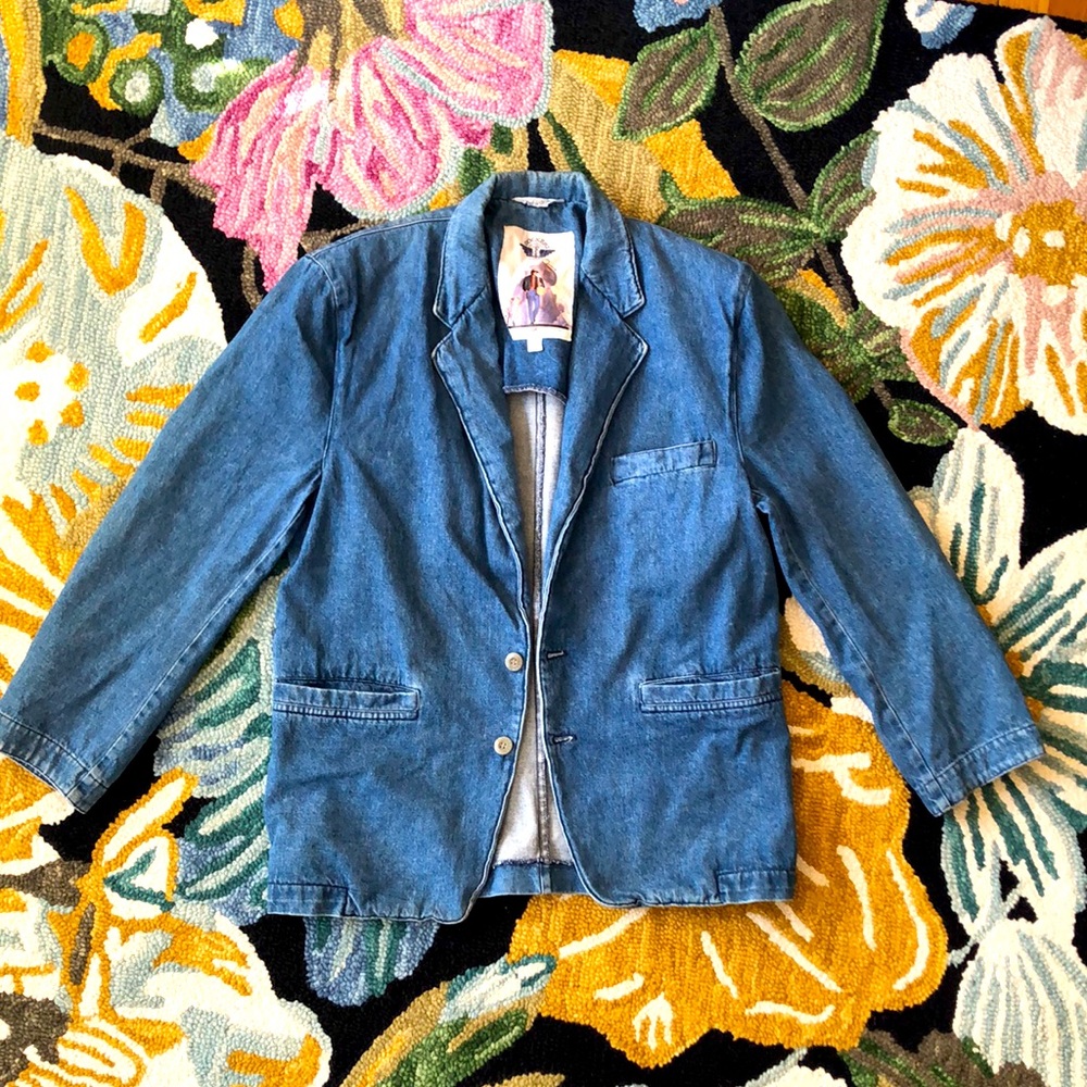 Rare Vintage Dockers x Levi’s Denim Sports Coat/Blazer made in USA
